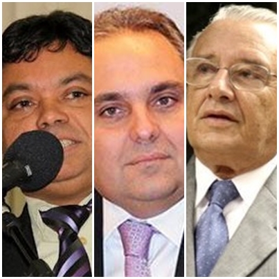 Márcio Jerry, Marcelo Tavares e José Reinaldo:  apoio a prefeitos de olho em 2018