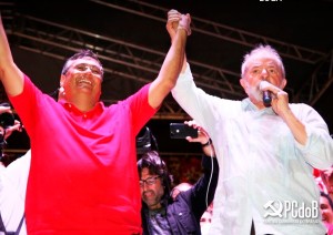 Flávio Dino e Lula: aliança firme para 2018